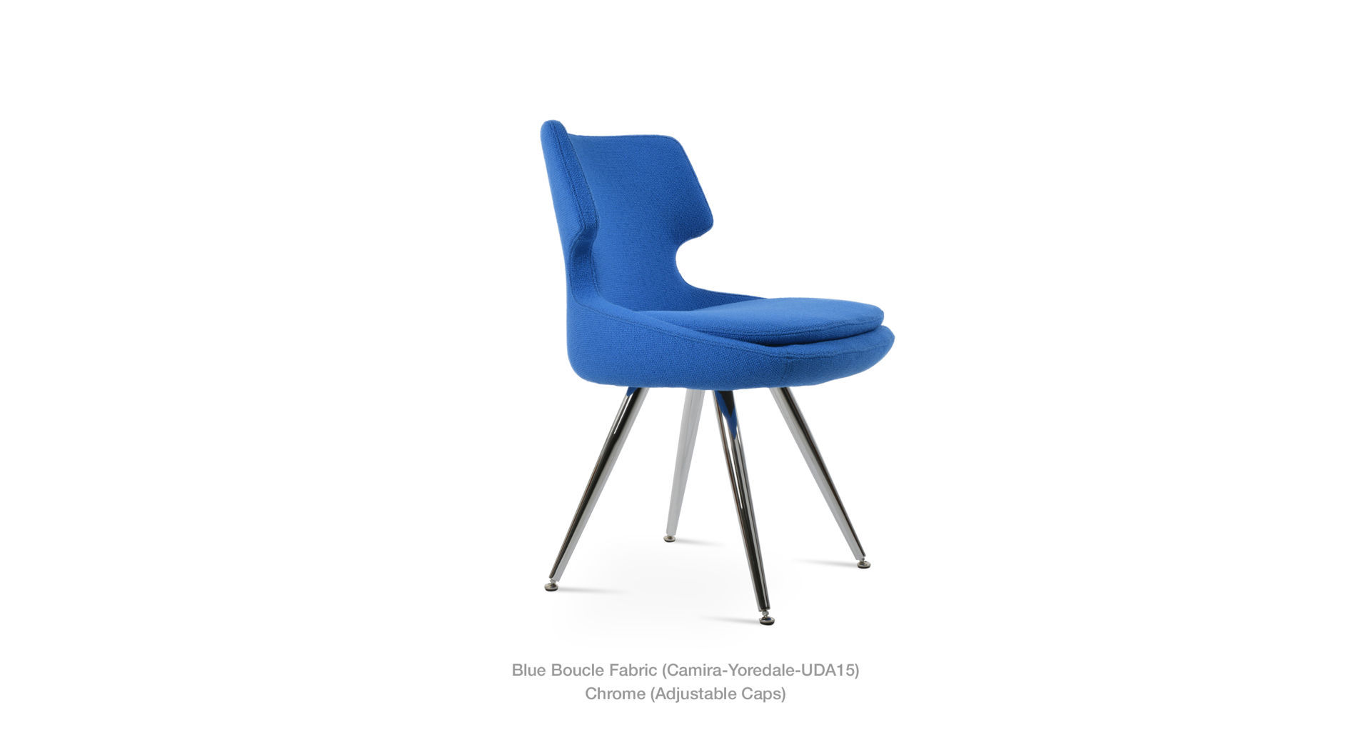 blue boucle Camira