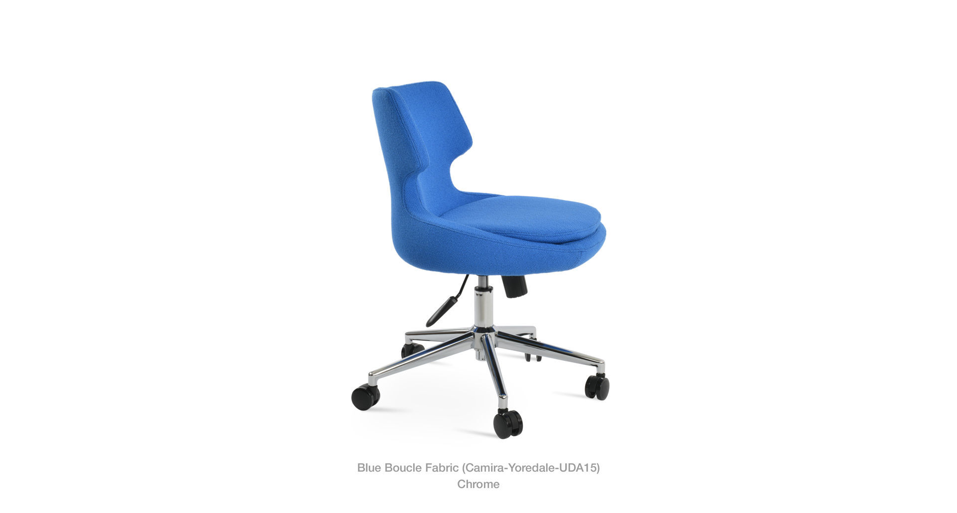 blue boucle Camira