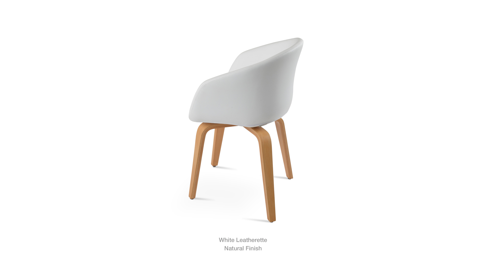 White Leatherette - natural