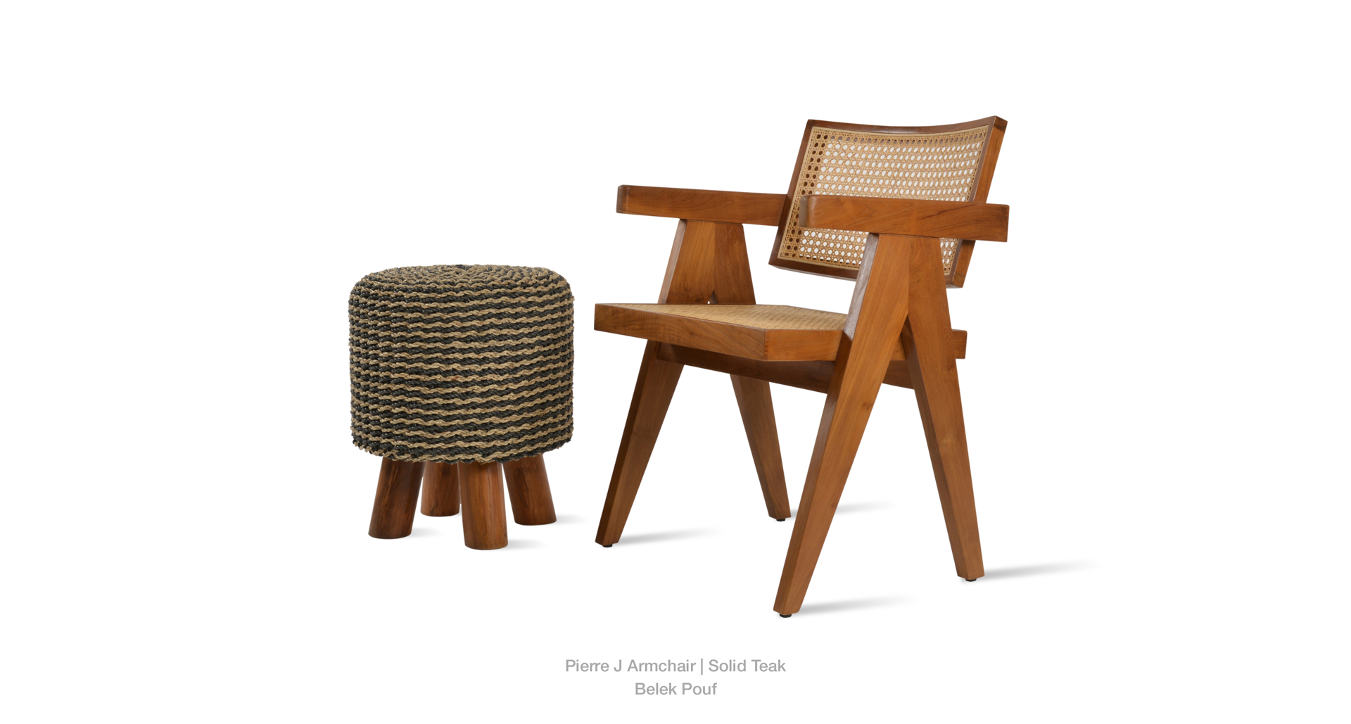 Picture of Pierre J Armchair Teak Full Wicker