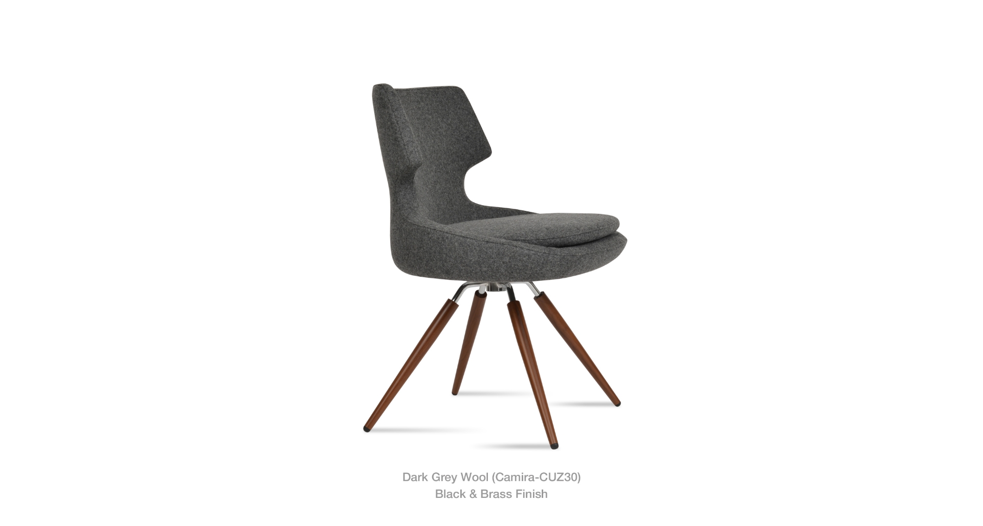dark grey wool