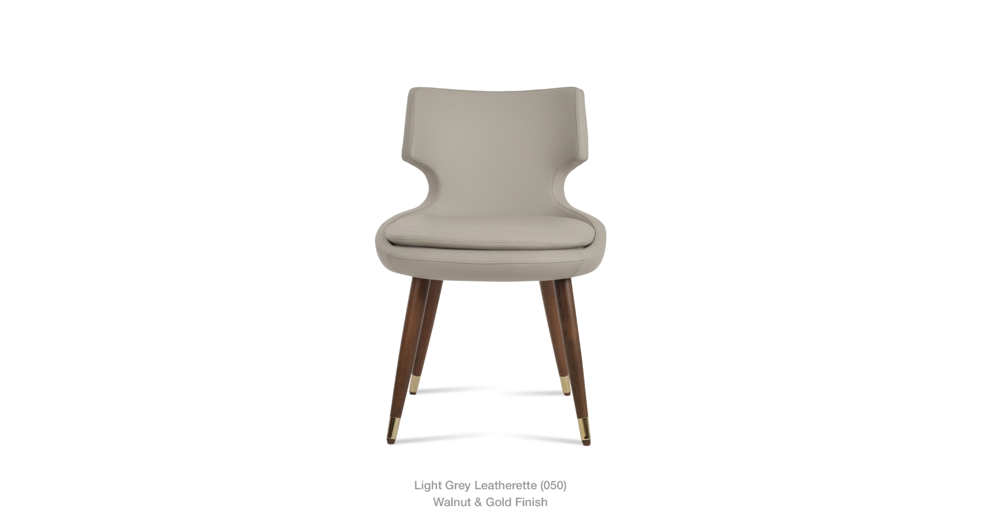light grey leatherette