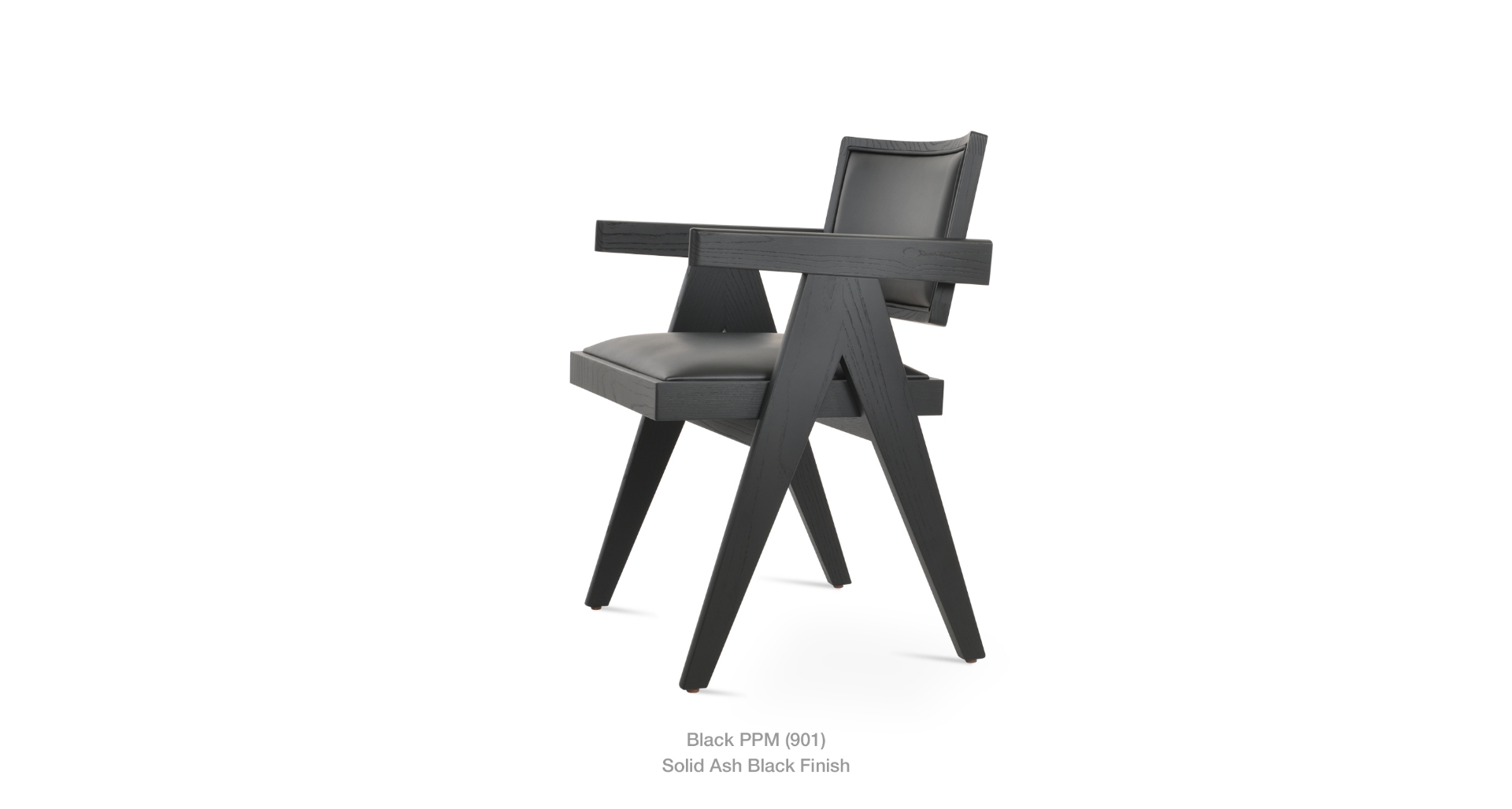 black leatherette  - close