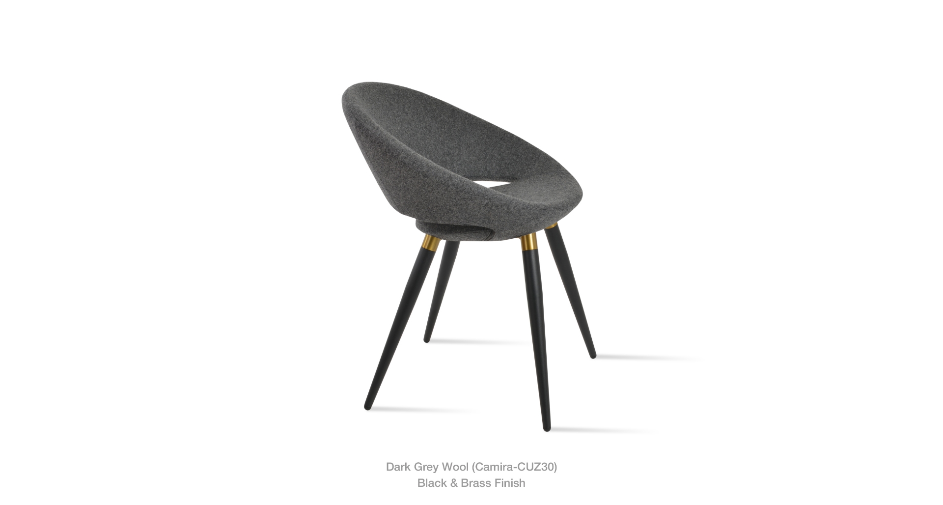 dark grey wool