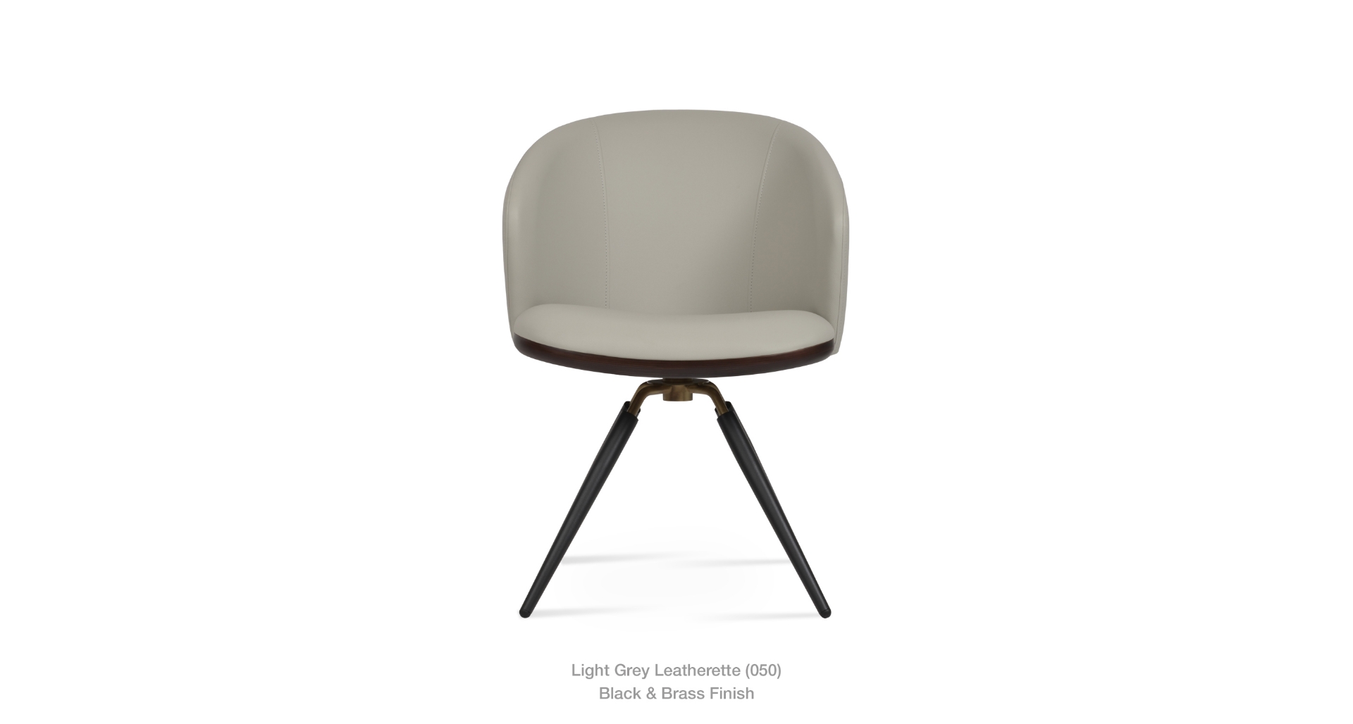 light grey leatherette