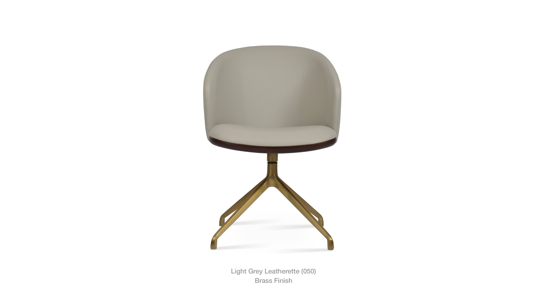 light grey leatherette