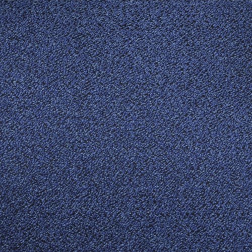 Blue Black Boucle Fabric