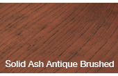 Solid Ash Antique Brushed