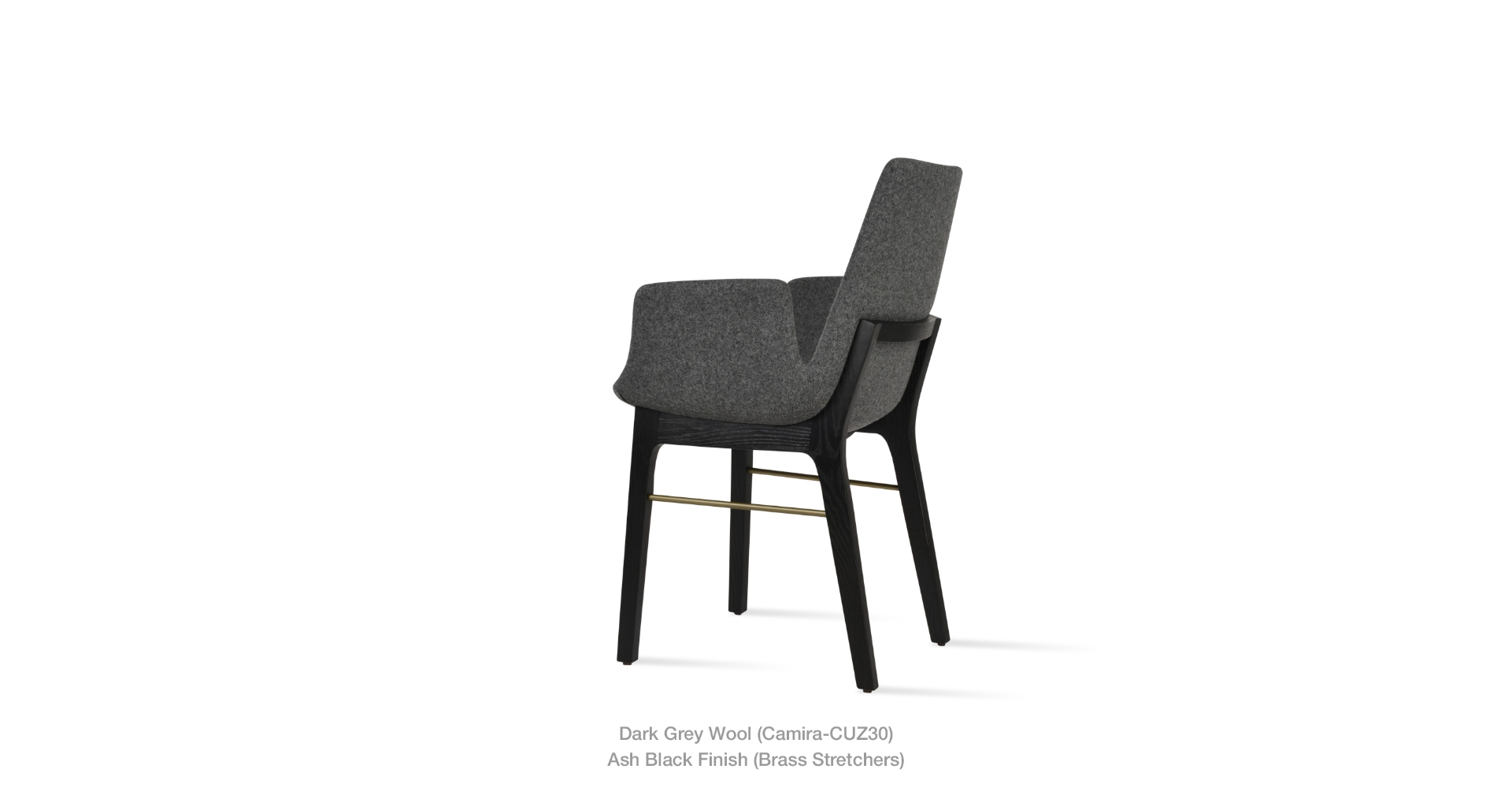 dark grey wool