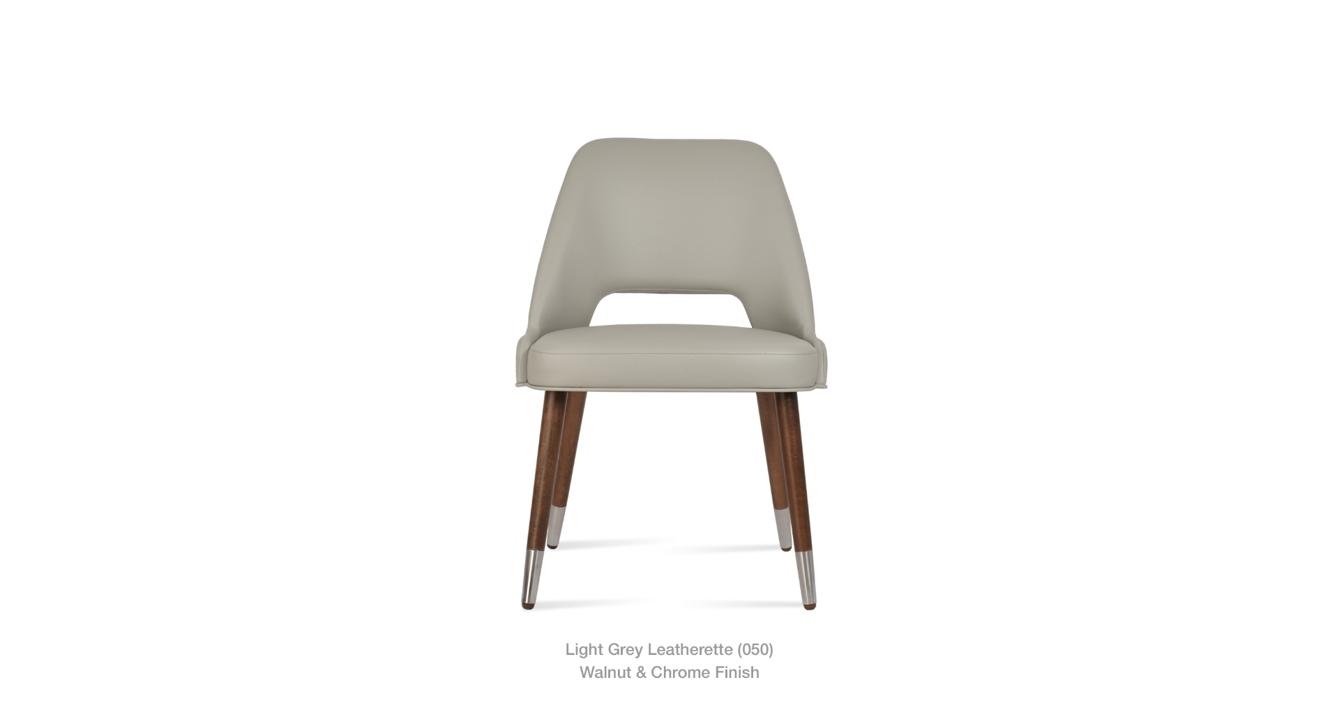 light grey leatherette