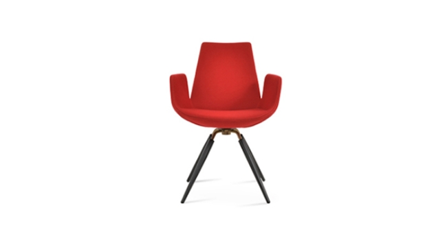 Picture of Eiffel Arm Carrot Swivel Chair