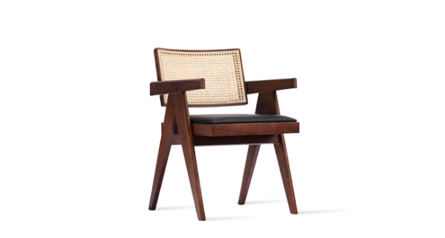 Picture of Pierre J Armchair Half Wicker