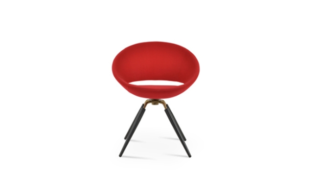 Picture of Crescent Carrot Swivel Chair