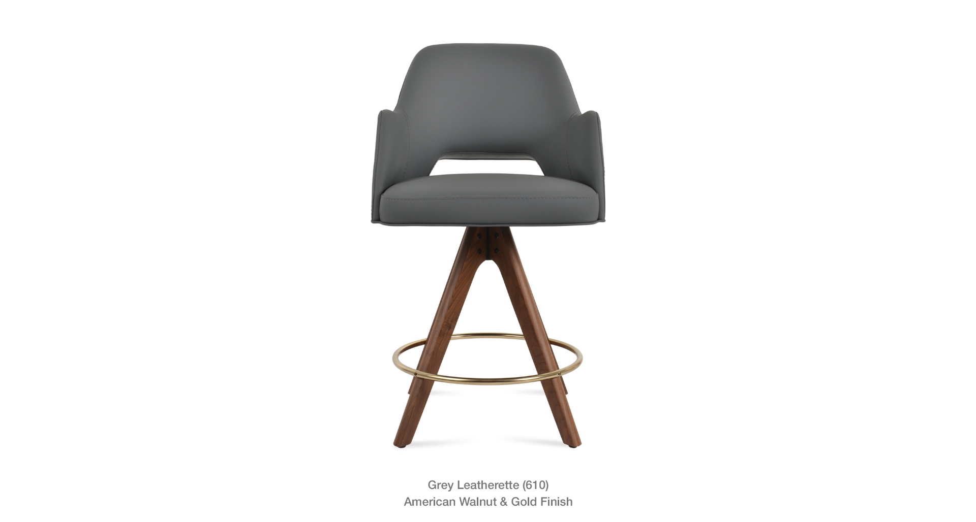 Picture of Marash Arm Pyramid Swivel Stool 