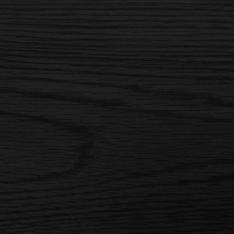 Solid Ash Black Finish