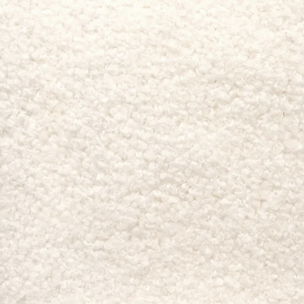 White Boucle Fabric