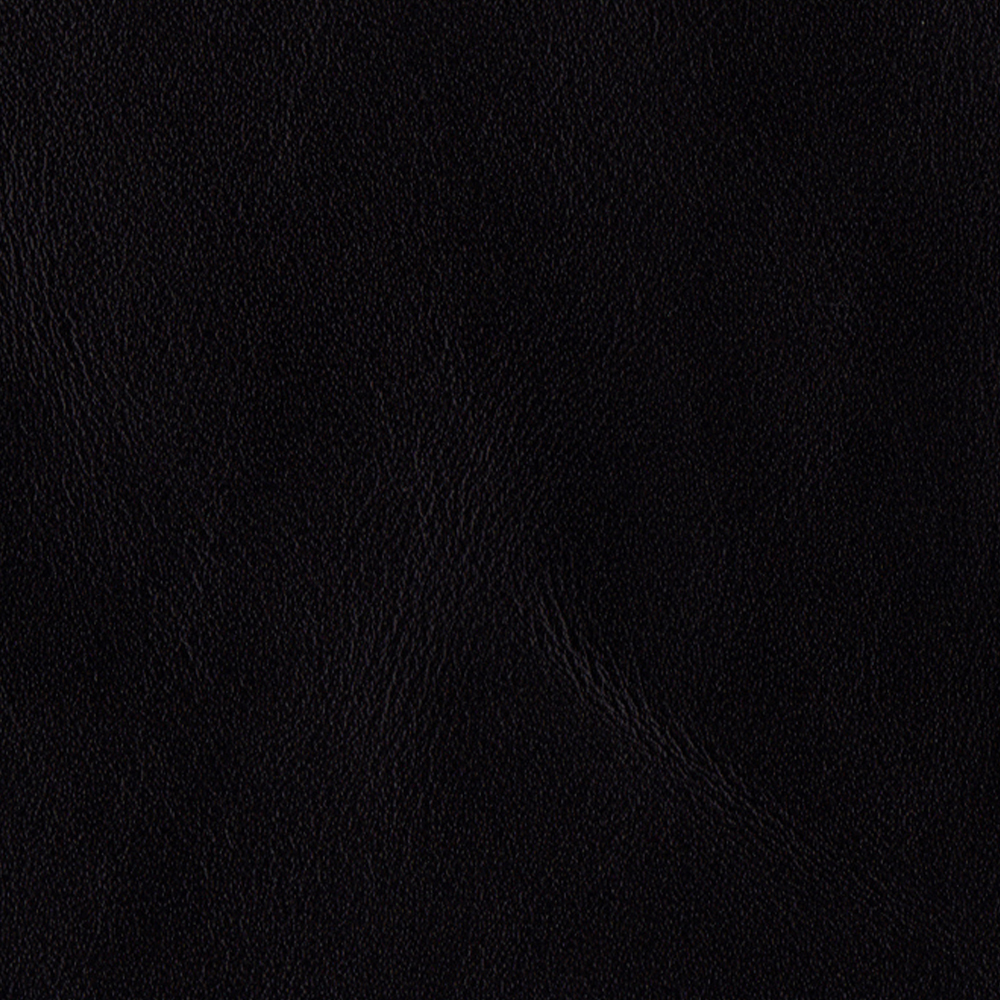 Black Genuine Leather