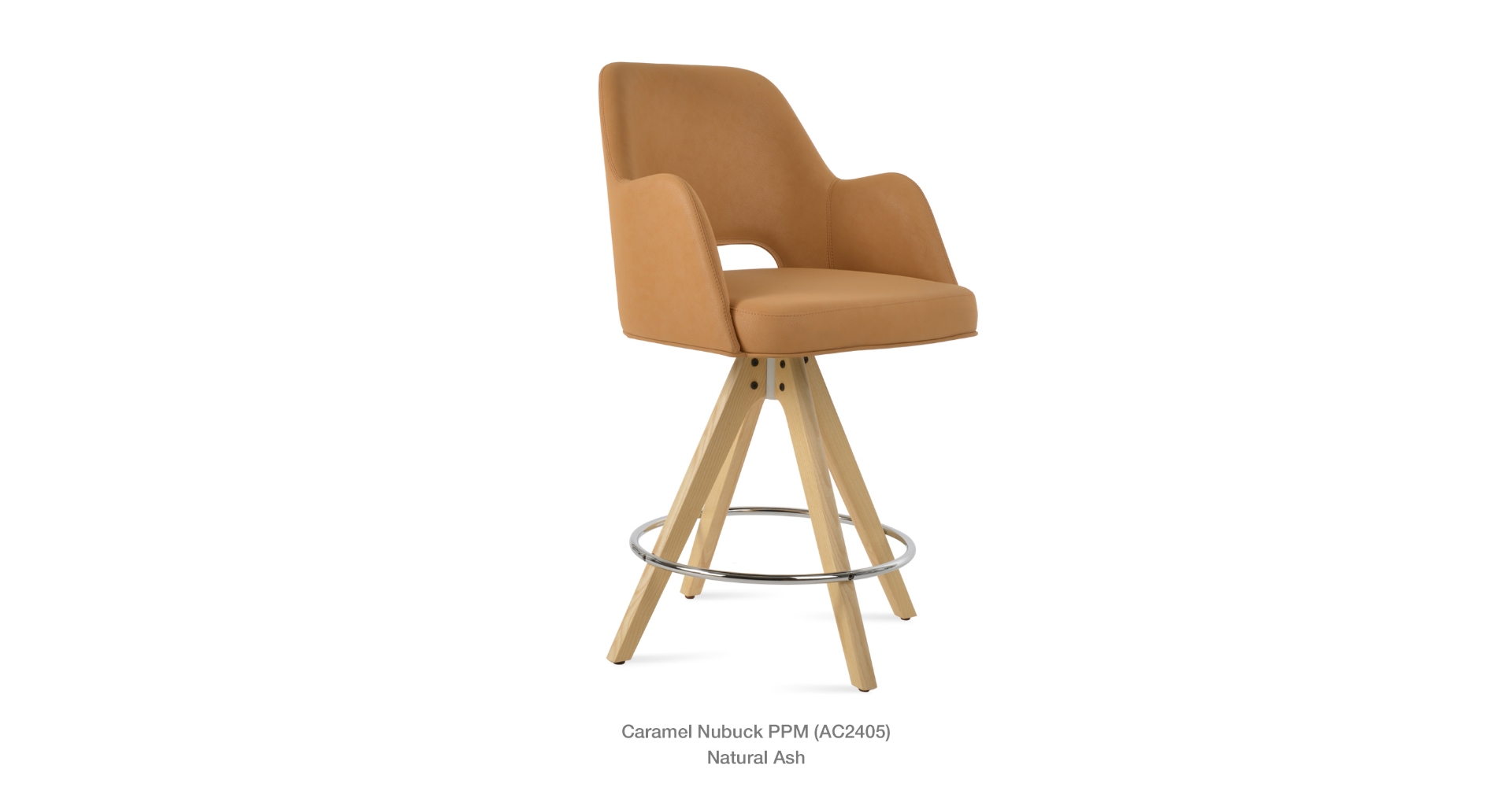 Picture of Marash Arm Pyramid Swivel Stool 