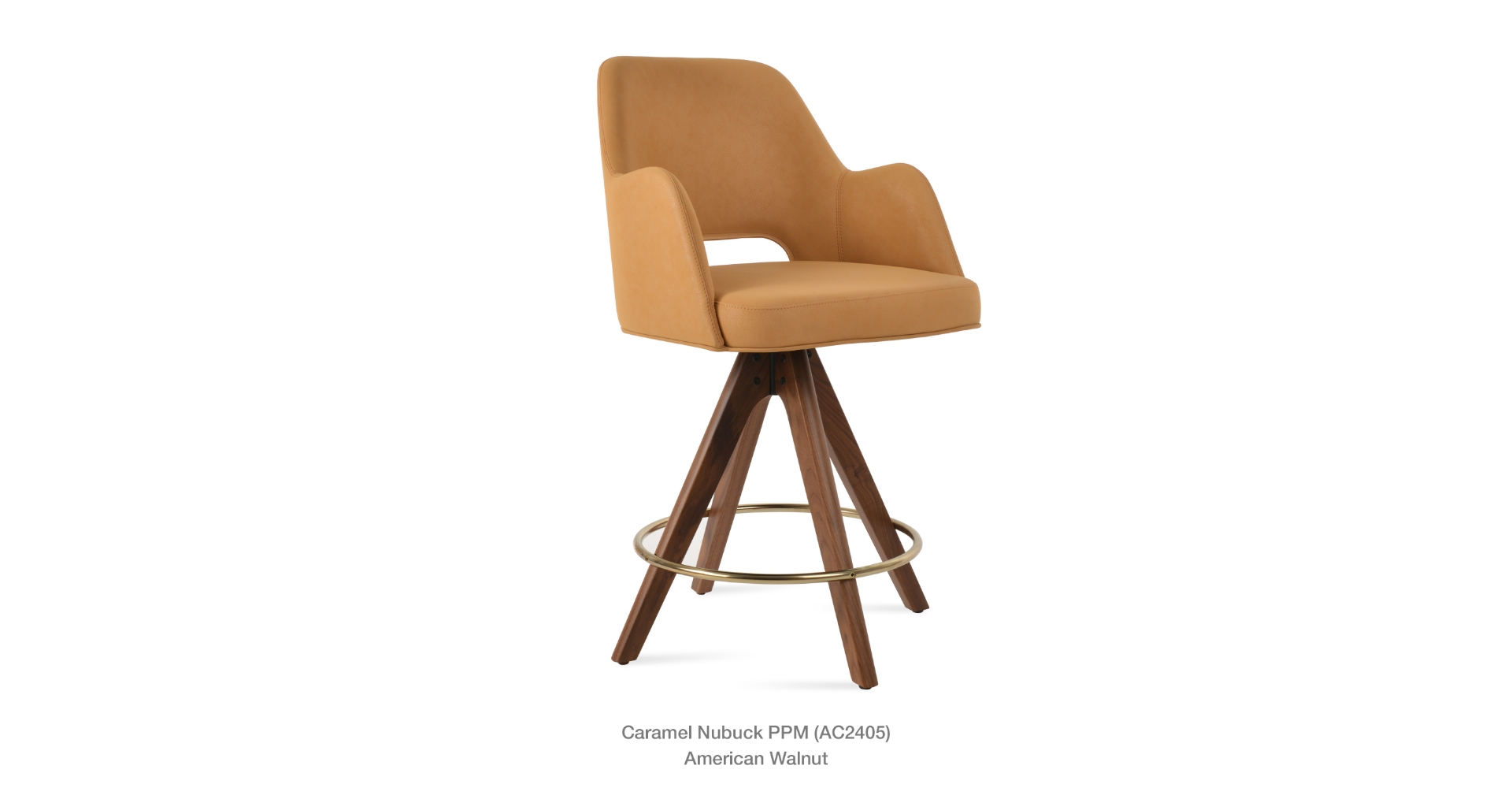 Picture of Marash Arm Pyramid Swivel Stool 