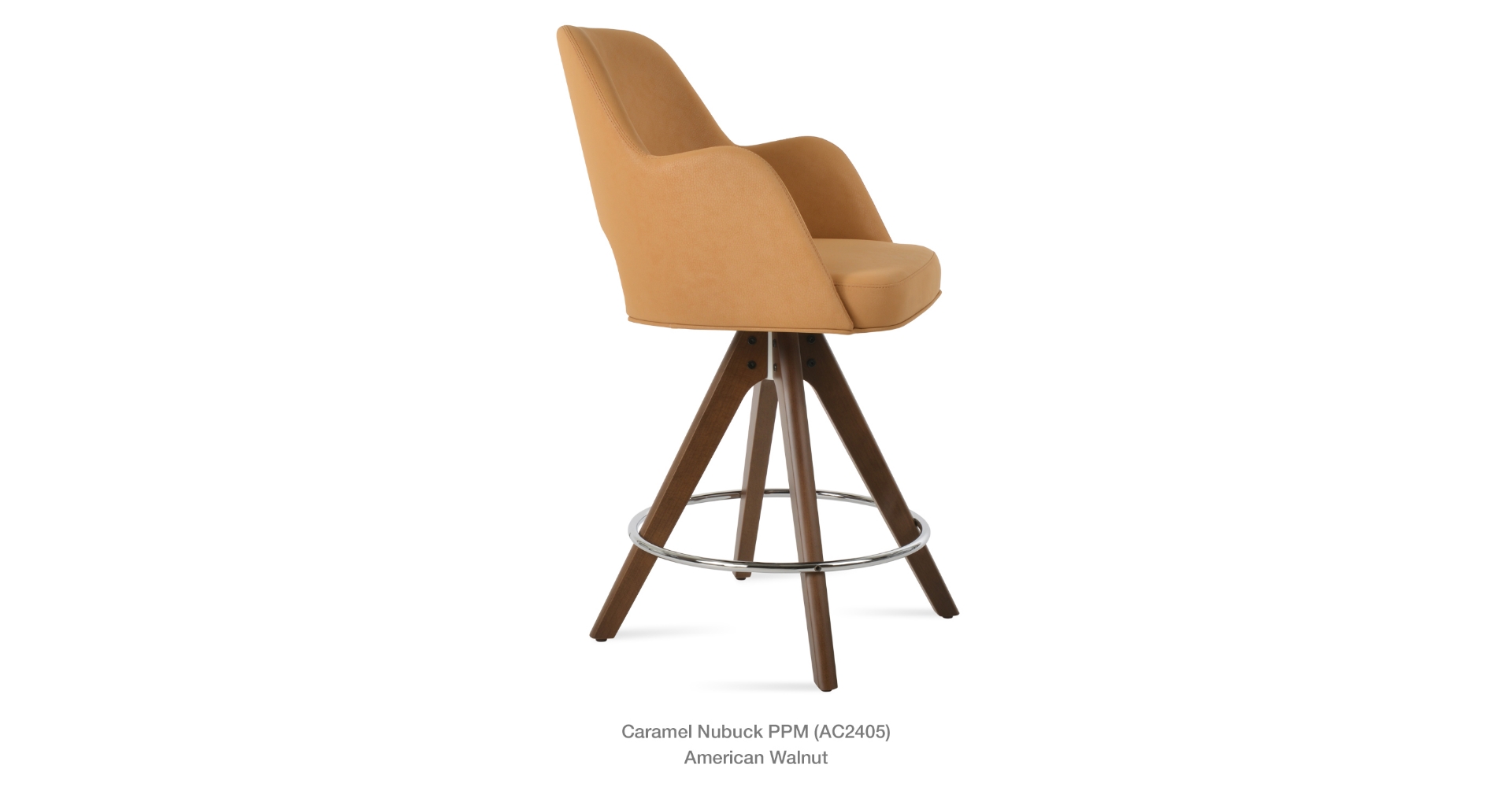 Picture of Marash Arm Pyramid Swivel Stool 